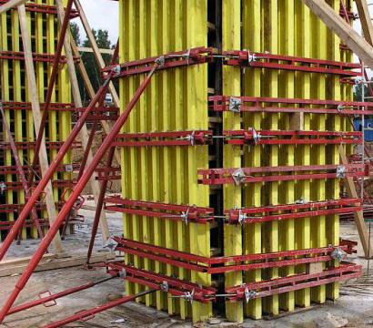 Оцинкованная обработка поверхности Опалубка для колонн из круглой бетонной фанеры